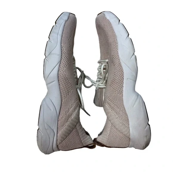 Dr Scholl’s Gypsy Sneaker Lace Up Taupe Size 11 Gym Shoe Stretch Knit Lifestyle - Picture 6 of 9